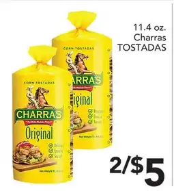 Pete's Fresh Market Charras TOSTADAS offer