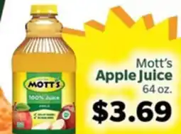 Living Fresh Market Mott's Apple Juice offer