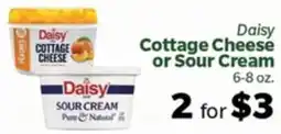 Living Fresh Market Daisy Cottage Cheese or Sour Cream offer