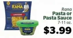Living Fresh Market Rana Pasta or Pasta Sauce offer