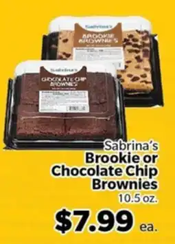 Living Fresh Market Sabrina's Brookie or Chocolate Chip Brownies offer
