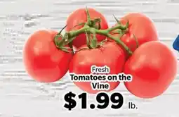 Living Fresh Market Tomatoes on the Vine offer