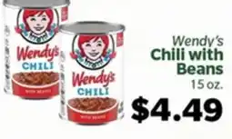 Living Fresh Market Wendy's Chili with Beans offer