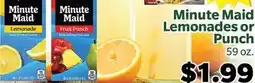 Living Fresh Market Minute Maid Lemonades or Punch offer