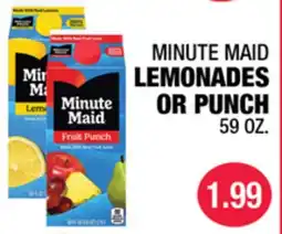 Carnicerias Jimenez MINUTE MAID LEMONADES OR PUNCH offer