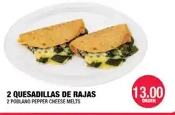 Carnicerias Jimenez 2 QUESADILLAS DE RAJAS offer