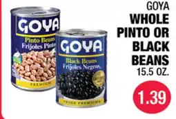Carnicerias Jimenez GOYA WHOLE PINTO OR BLACK BEANS offer