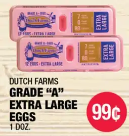 Carnicerias Jimenez DUTCH FARMS GRADE A EXTRA LARGE EGGS offer