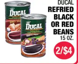Carnicerias Jimenez DUCAL REFRIED BLACK OR RED BEANS offer