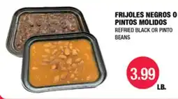 Carnicerias Jimenez REFRIED BLACK OR PINTO BEANS offer