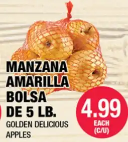 Carnicerias Jimenez MANZANA AMARILLA BOLSA DE 5 LB offer