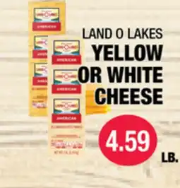 Carnicerias Jimenez LAND O LAKES YELLOW OR WHITE CHEESE offer