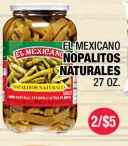 Carnicerias Jimenez EL MEXICANO Nopalitos Naturales offer