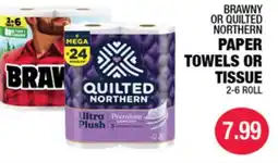 Carnicerias Jimenez BRAWNY OR QUILTED NORTHERN PAPER TOWELS OR TISSUE offer