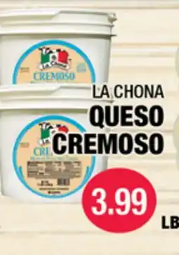 Carnicerias Jimenez LA CHONA QUESO CREMOSO offer