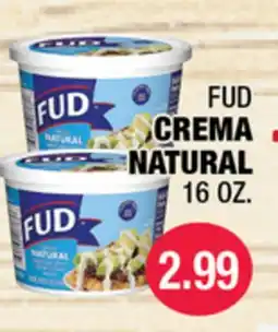 Carnicerias Jimenez FUD CREMA NATURAL offer