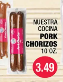 Carnicerias Jimenez PORK CHORIZOS offer