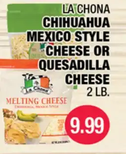 Carnicerias Jimenez LA CHONA CHIHUAHUA MEXICO STYLE CHEESE OR QUESADILLA CHEESE offer