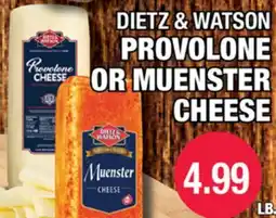 Carnicerias Jimenez DIETZ & WATSON PROVOLONE OR MUENSTER CHEESE offer