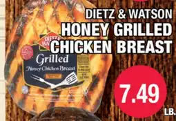 Carnicerias Jimenez DIETZ & WATSON HONEY GRILLED CHICKEN BREAST offer