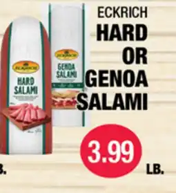 Carnicerias Jimenez ECKRICH HARD OR GENOA SALAMI offer