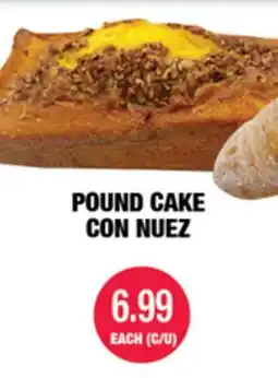 Carnicerias Jimenez POUND CAKE CON NUEZ offer