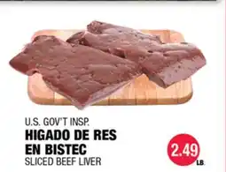 Carnicerias Jimenez U.S. GOV'T INSP. SLICED BEEF LIVER offer