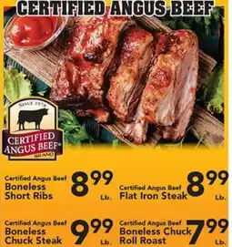 Eurofresh Market CERTIFIED ANGUS BEEF offer