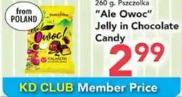 Eurofresh Market 260 g. Pszczolka Ale Owoc Jelly in Chocolate Candy offer