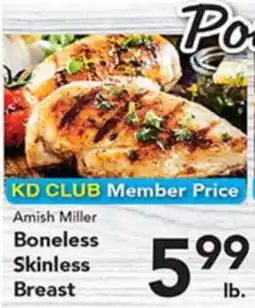 Eurofresh Market Amish Miller Boneless Skinless Breast offer