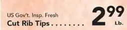 Eurofresh Market US Gov't. Insp. Fresh Cut Rib Tips offer