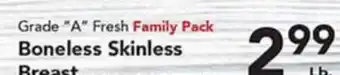 Eurofresh Market Grade A Fresh Family Pack Boneless Skinless Breast offer