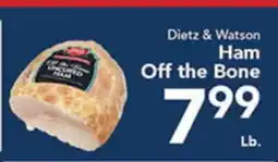 Eurofresh Market Dietz & Watson Ham Off the Bone offer