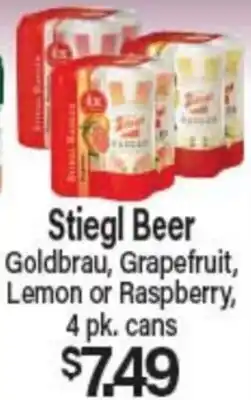 Angelo Caputo's Fresh Market Stiegl Beer offer