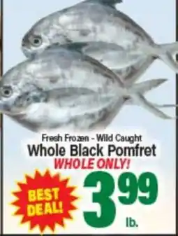 Angelo Caputo's Fresh Market Fresh Frozen - Wild Caught Whole Black Pomfret offer