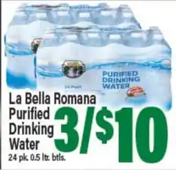 Angelo Caputo's Fresh Market La Bella Romana Purified Drinking Water offer
