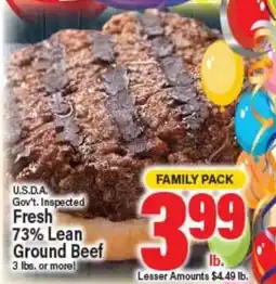 Angelo Caputo's Fresh Market Fresh 73% Lean Ground Beef offer