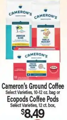 Angelo Caputo's Fresh Market Cameron's Ground Coffee Ecopods Coffee Pods offer