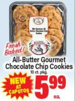 Angelo Caputo's Fresh Market All-Butter Gourmet Chocolate Chip Cookies offer