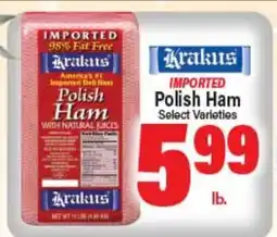 Angelo Caputo's Fresh Market Krakus POLISH HAM offer