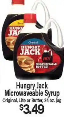 Angelo Caputo's Fresh Market Hungry Jack Microwaveable Syrup offer