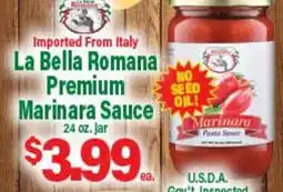Angelo Caputo's Fresh Market La Bella Romana Premium Marinara Sauce offer