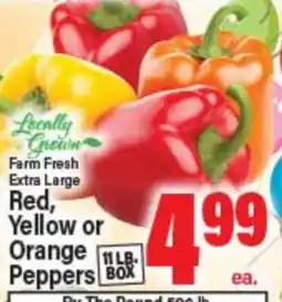 Angelo Caputo's Fresh Market Farm Fresh Extra Large Red, Yellow or Orange Peppers offer