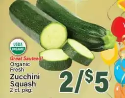 Angelo Caputo's Fresh Market Organic Fresh Zucchini Squash offer