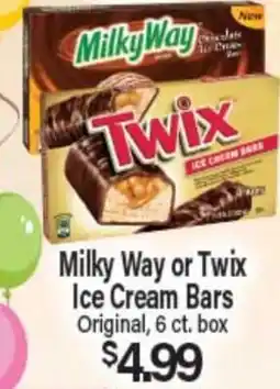 Angelo Caputo's Fresh Market Milky Way or Twix Ice Cream Bars offer