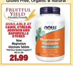 Angelo Caputo's Fresh Market Now Magnesium Glycinate Tablets offer