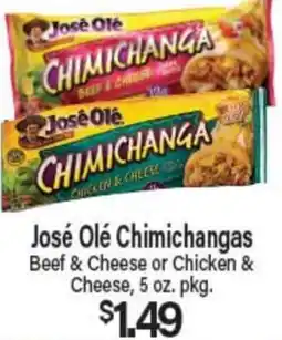 Angelo Caputo's Fresh Market José Olé Chimichangas offer