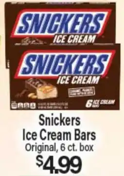 Angelo Caputo's Fresh Market Snickers Ice Cream Bars offer