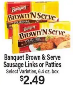 Angelo Caputo's Fresh Market Banquet Brown & Serve Sausage Links or Patties offer