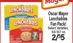 Angelo Caputo's Fresh Market Oscar Mayer Lunchables Fun Pack! offer